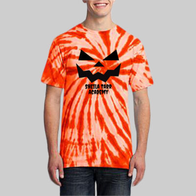 Adult Tie-Dye T-Shirt - Fall Holidays - Jack O' Lantern Thumbnail
