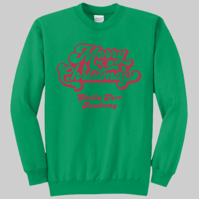 Adult Crewneck - Winter Holidays - Merry Christmas - Red Thumbnail