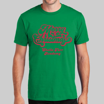 Adult T-Shirt - Winter Holidays - Merry Christmas - Red Thumbnail