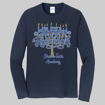 Adult Long Sleeve Shirt - Winter Holidays - Happy Hanukkah Thumbnail